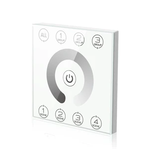 EUCHIPS Easy Operation DALI Low Power Consume 4 Scenes Control Glass Faceplate 3-Year Warranty Dimmer