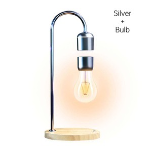Magnetic Floating Wireless LED Desk Lamp with Battery Power E26 Base Modern Design for Home Office Use Unique Gift