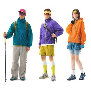 Sun-Protective Waterproof Hooded Jacket UPF100+ Cool-Feeling Clothing Breathable Thin Loose Summer UV Protection Outdoor Cycling