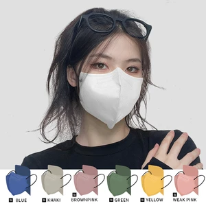 Wholesale KN95 Adult 4ply Protective Mask Breathable 3d Facemask with Stocks