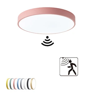 Microwave Motion Sensor LED Ceiling Lamp Radar Technology Sensor Control 300mm/400mm Corridor Balcony Modern Design CE RoHS IP54