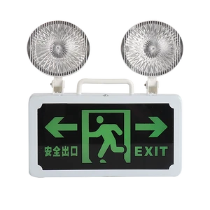 Multifunctional Emergency Light Wall-mounted Two-end Rechargeable Emergency Light LED Lighting Lithium Battery White Lithium Ion