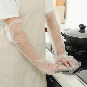 Restaurant Kitchen BBQ Eco-Friendly Food Gloves Safety Long Sleeve Disposable Long Arm PE CPE Gloves