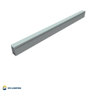 Landscape Lighting T8mm Frosted Spray White Tempered Glass Aluminum Body 12W 15W Linear Underground Brick Light SYA-314