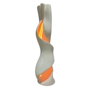 Modern Minimalist LED Floor Lamp | Steel Construction Metal Shade | Waterproof Changeable Color Standing Lamp for Warehouse Use