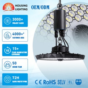 Custom Efficiency 150-190lm/W IP65 Led Garage Light 100 Watt 120 Watt 150 Watt High Bay Light Ra90 Ra80 Ra70 With Sensor