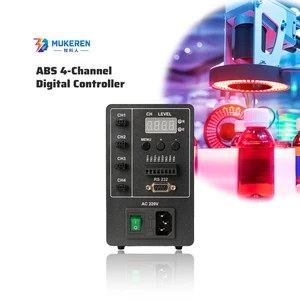 4-Channel PWM 65W/120W/200W High-Power Digital LED Brightness Dimmer Wireless Control 15m Remote for Industrial Lighting