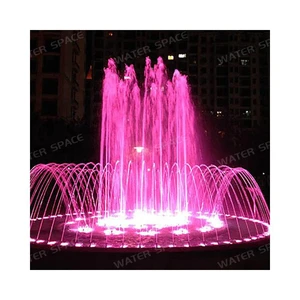 Custom Design 3D Dancing Water Music Fountain Show With Light Pool Musical Dancing Fountain