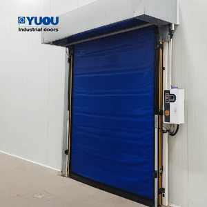 Manufacturer Roller Up Cold Room High Speed Shutter Interior Automatic Frezeer Rapid Chill Cold Storage Insulated Door