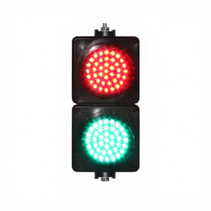 Compact Slim LED Traffic Light PC Material Steady on Easy Installation Wall Mounted for Garage Workshop Factory