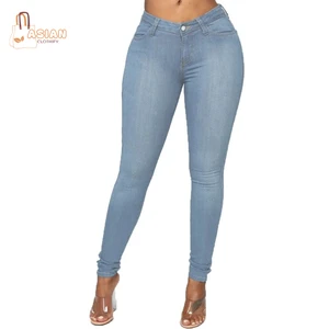 High Quality Fashionable New Arrival Women's Straight Denim Jeans Breathable Hole Slim Fit Cheap Price Plus Size Hot Selling