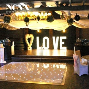 High quality easy to install cheap led starlit dance floor