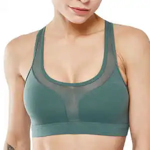Comfortable Sports Bra Women Gym Yoga Running Fitness Breathable Seamless Workout Bra High Impact Gym Sports Bra
