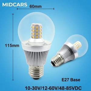 B22 LED Bulb DC10-85V Universal 7W Super Bright Aluminum Heat Sink For Solar System Storage Battery Light Emergency Power Off