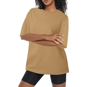 Oversized Cheap Long T Shirt Women Plus Size Workout Tops Blank T shits