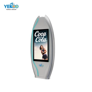 Waterproof Outdoor LED Screen Digital Poster Animation P4 Full Color LED Mupi Light Box For Shopping Mall & Subway