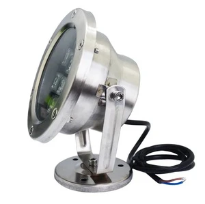 High Quality IP68 Waterproof Flood Led Swimming Pool Light RGB Interal Control Underwater Stainless Steel Fountain ML-UWL-S6W