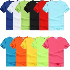 High Quality Wholesale Soft Feel Sport Cheap Unisex Sublimation Plain Custom Printing White Blank Milk Fiber T-shirt T Shirts