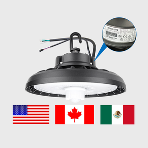Highbay 100w 150w 200w Commercial Industrial DIP Dimmable Hi Bay Indoor Warehouse Factory Fixture ufo Led High Bay Lights