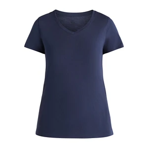 Solid Color Women's Plus Size T Shirts Custom Design Soft Casual Slim Fit Solid Fashionable T Shirt For Women