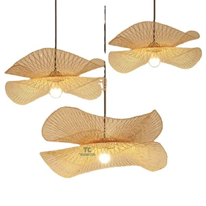 High Quality-Bamboo Lamp Bamboo Pendant Light Wicker Lampshades Rattan Pendant Light Rattan Lampshade