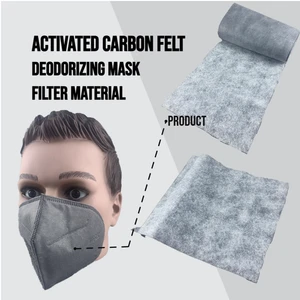 Factory Direct Breathable Activated Carbon Felt Industrial Masks | Eco-Friendly Water-Soluble Plain/Dot Pattern Carbon Fibre