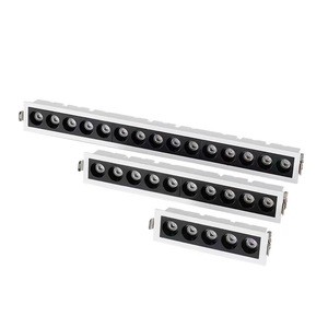 Boyid Modern LED Grille Line Light Recessed Anti-Glare Narrow Edge No Main Light High Colour Rendering Living Room Bedroom