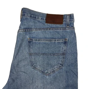 Men's Plus Size 100% Cotton 14 Oz Denim Solid Hip Hop Breathable Straight Mid Waist Skate Fit Stonewashed Rivet Custom Casual
