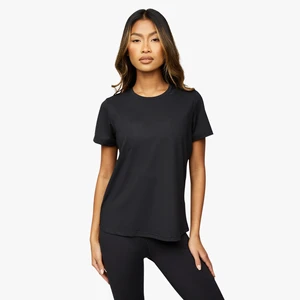 2026 Summer Women's Fitness Casual Tops Blouse T-Shirt Short Sleeve 100% Organic Cotton Slim Fit Multi-Color Screen Printed Tee