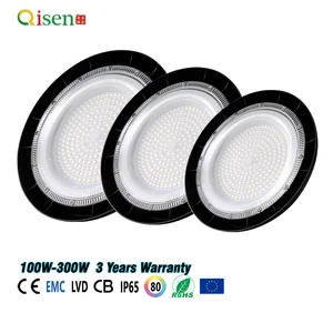 150W LED High Bay Light 24000lm Lumileds CRI80 IP65 DOB 6KV Surge CE ROHS 3000K-6500K Factory Warehouse Led High Bay Light 150w