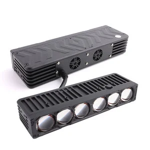 6 Lens Car Grille Lights 150W 6500K Led Fog Driving Lights Spotlights External Auxiliary Waterproof Car Grille Light