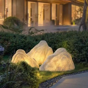 LED Brick Lights Garden Front Yard Lawn Light Waterproof Landscape Lighting Glass Design CRI 98 3-Year Warranty for Courtyard