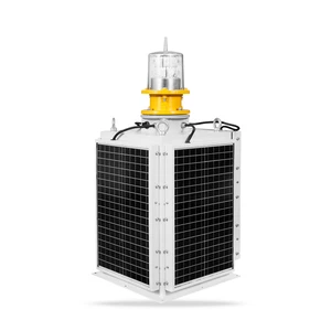 LED Solar Obstacle Light IP66, 8W/20W/60W, AC85-264V, 50/60Hz, High Brightness Outdoor Safety