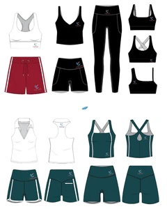 High Quality Yoga 4 Piece Seamless Set for Women Fitness Sports Bra Yoga Wear Slim Fit Breathable Workout Gym Seamless Set