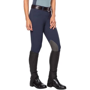 New Style Horse Knee Patch Riding Breeches With Pocket And Leather-like Grip Women Equestrian Pants
