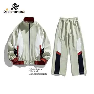 Casual Suit for Men100% Polyester 150GSM, Casual Suit for Men Color Block Splicing, Casual Suit Sporty and Casual Style