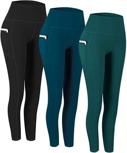 Cotton Bamboo Fiber Mid Waist Formal Yoga Leggings Women Tummy Control Breathable Seamless 4-Way Stretch Snagging Resistance