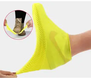 Foldable Anti-Slip Cases Waterproof Shoes Protector Reusable Unisex PVC Kids Rain Boots Shoe Covers