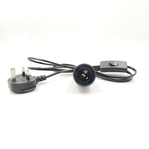 LED Pendant Light Bulb Socket Holder E27 Base Type Copper Material EU/US/AU/UK Plug Compatible