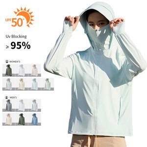 Ultra Light Outdoor Men Women Uv Protection Rash Guard New Summer Sun Protection Clothing Loose Thin Skin for Outdoor