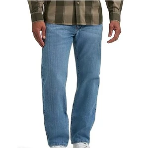 Mens Boot Cut Denim Jeans Slightly Pants Flared Slim Fit Blue Denim Pants Trousers Designer Classic Fit Stretchy Jeans Pants