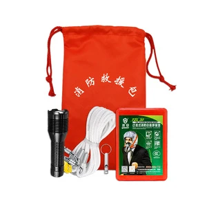 Essential Basic Fire Safety Kit for Home Hotel & Rental Properties Fire Escape Emergency Equipment & Supplies
