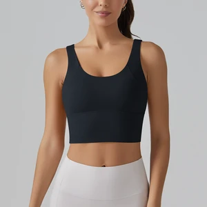 Gym Seamless Customized Spandex Backless Yoga Top Sports Quick Dry Personalized Running Wrap Yoga Top