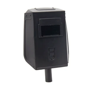 Auto-Darkening Welding Face Shield, 50x108mm Black Glass Protective Mask