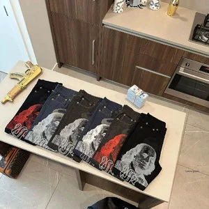 Men's Distressed Wash Breathable High-quality Cotton Denim Jean SDL Shorts Straight Fit Casual Summer Style SDL Denim Shorts