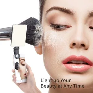 Factory Direct Rechargeable Clip LED Fill Light Adjustable Color Temperature IP33 Rating Portable Video Camera Makeup Light High