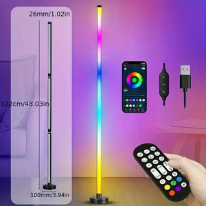 Howlighting Rgb Magic Color Pickup Lamp Electric Competition Living Room Bedroom Corner Music Atmosphere Splicing Floor Lamp
