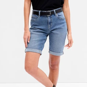 Mid-Waist Women's Straight Denim Shorts Summer Streetwear Skinny Fit Breathable Quick Dry 100% Cotton High Quality Button Made