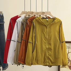 2024 New Quick Drying Sunscreen Clothes Lightweight Breathable Top Long Sleeve Outdoor Travel Sun Protection Clothing