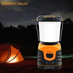 Brightenlux Lighting Portable Lantern Led Light Dry Battery USB Rechargeable Outdoor Camping Lights Tent With Power Bank